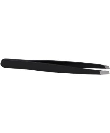 Verdant Touch Makeup Tweezers Stainless Steel Eyebrow Tweezers Portable Black for Eyebrows Facial Hair Ingrown Hair Removal - Buy Online on GoSupps.com