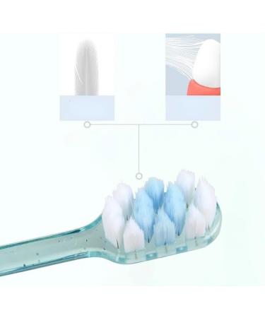 Ad-BCRBgen Colorful Soft Fiber Toothbrush - Eco-Friendly Portable Travel Toothbrush for Couples | Oral Hygiene Care - Buy Online on GoSupps.com