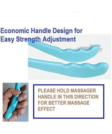 Neck Massager Deep Tissue Dual Point Shoulder Massager Ergonomic Handle  Design Lightweight Portable