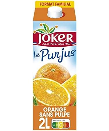 JOKER - Pure Orange Juice 2L - Pack of 2 - Sold in Packs - Buy Online on GoSupps.com