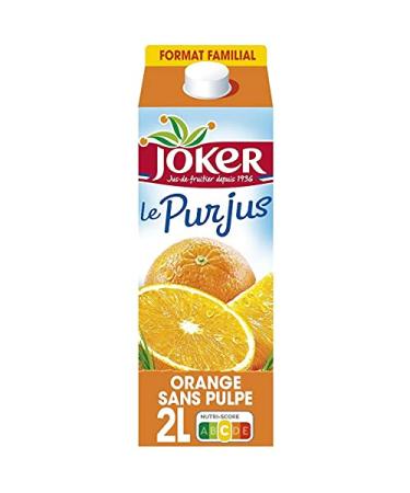 JOKER - Pure Orange Juice 2L - Pack of 2