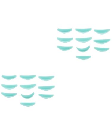 NOLITOY 20 Pairs Eyelash Silicone Gasket Makeup Tools Make up Tools Eyelash Perm Gaskets Silicone Gaskets for Eyelash Grafting Washers Eyelash Extension Tools Eyelash Permanent Perm Curler