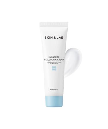 SKIN&LAB Hybarrier Hyaluronic Cream | Daily Facial Cream Moisturizer with Hyaluronic Link | Hydrate and Smooth Skin | Dermatological Tested | Hypoallergenic | For All Skin Types | 1.69 fl oz