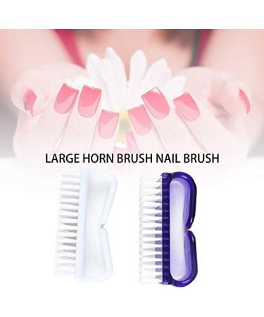 Nail Cleaning Brush - Handle Grip Nail Brush Nail Hand Fingernail Scrubbing Cleaning Brush for Toes Nails Cleaner Pedicure Brushes - Purple - Buy Online on GoSupps.com