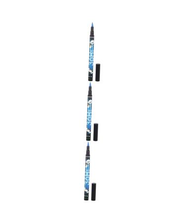 FRCOLOR 3pcs Eyeliner Pencil Black Waterproof Eyeliner Women Eyeliner Liquid Liner No Smudge Liquid Eyeliner 1 count (Pack of 1) As Shownx3pcs