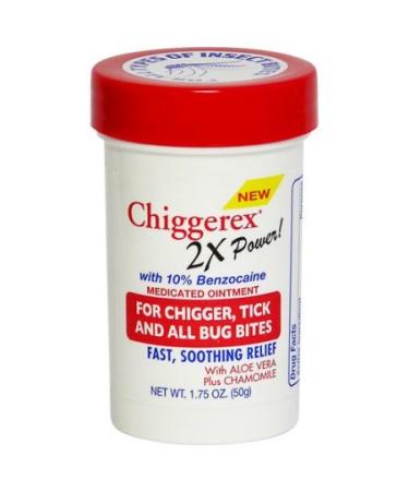 Chiggerex 2X Power! Medicated Ointment 1.75 Oz