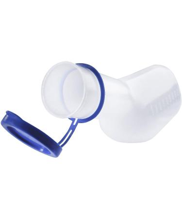 Medi-Inn Urine Bottle for Men 1000ml - Milky PP with Bed Holder & Cleaning Brush | Best International Shipping - Buy Online on GoSupps.com