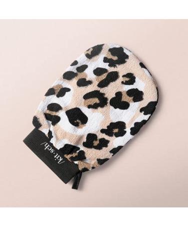 Kitsch Exfoliating Glove - Eco Friendly Body Scrubber for Skin Renewal | Detoxifying Exfoliator Mitt | Dead Skin Remover | Shower Gloves - Leopard - Buy Online on GoSupps.com