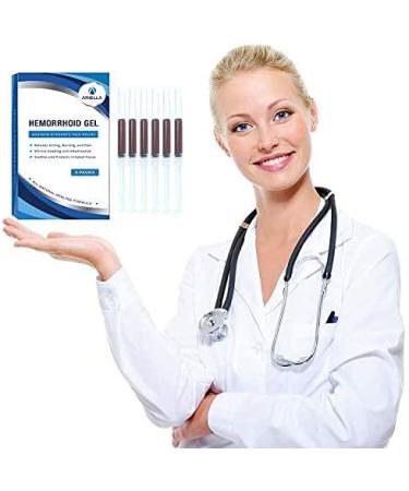 Ariella Hemorrhoid Treatment Gel - Pain Relief with Clean and Easy Application - 6 Applicators Included - Buy Online on GoSupps.com