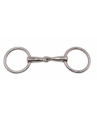 AMKA Pony Snaffle Bit Loose Ring Pony Bit Strength 12 mm Rings 50 mm 7.5 8.5 9.5 10.9 10.5 - Buy Online on GoSupps.com
