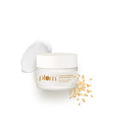 Plum Oat & Allantoin All-Day Nourishing Cream | With Vitamin E & B5 | Nourishes Skin | Soothes Inflamed Skin | Strengthens Skin Barrier | Moisturizing | 100% Vegan | 50G (50 G (Pack Of 1))
