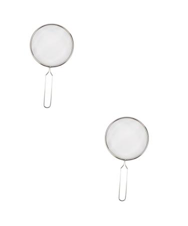 BESPORTBLE 2pcs Pet Sand Shovel Fish Tank Filters Terrarium Tank Fine Sand Sifter Reptiles Barbed Wire Silver 26x14cmx2pcs Silverx2pcs