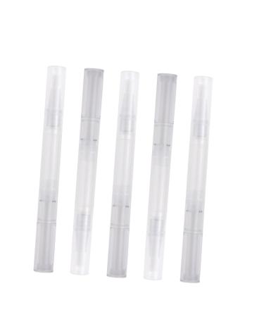 Beaupretty 10 Pieces 3ml Nail Oil Pen Pen Oil Pen Nail Oil Pen Blank Packaging Material White Artificial Medium White