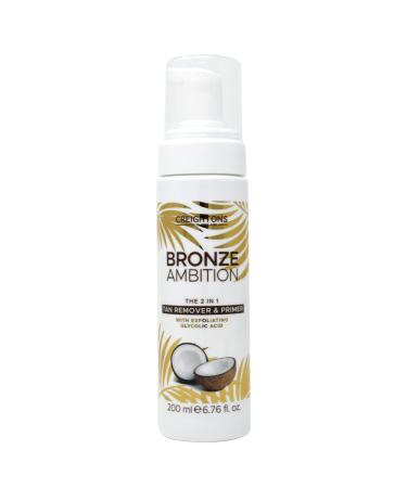 Creightons Bronze Ambition 2 in 1 Tan Remover & Primer (200ml) - Dual action mousse that helps prepare skin for tanning and removes unwanted tan. 2-in-1 Tan Remover & Primer(200ml)