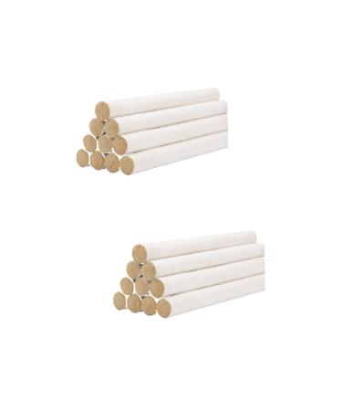 Minkissy Moxibusion Treatment Moxibusion Treatment Acupuncture Moxa holder Moxibusktift Moxibusca sticks moxa container moxa sticks Aiye white worming strips 20 pieces