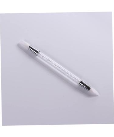 1PC Nail Art Sculpture Pens Silicone Dual Head Manicure Carving Pen Rhinestone Beads Picker Tool - Buy Online on GoSupps.com
