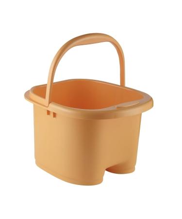 MASONK Home Plastic Bucket Foot Bath Bucket Bathroom Foot Tub Wash Basin Laundry Buckets Portable (Color : A Size (D Lofty Ambition B As the picture shows