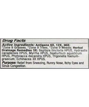 Progena Allergena GTW Zone 9 - 1 oz Fluid | Allergy Relief Supplement - Buy Online on GoSupps.com