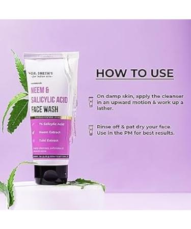 Anti-Acne & Oil Control Face Cleanser with 1% Neem | 100 mL for Men & Women | Shop Internationally - Buy Online on GoSupps.com