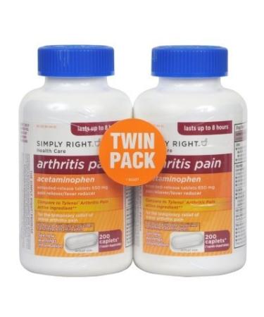 Compare to Tylenol Arthritis Pain active ingredient. - Member's Mark - Arthritis Pain Reliever Extended Release Acetaminophen 650 mg 400 Caplets