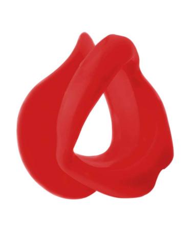 Silicone Lips Exerciser Facial Muscle Tightener Face Lifting Mouth Stretcher Trainer Red Silicone lips exerciser