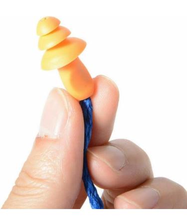 10pcs Reusable Cord Silicone Anti-Noise Sleep Earplug Accessory | Noise Reduction Ear Plugs - Buy Online on GoSupps.com