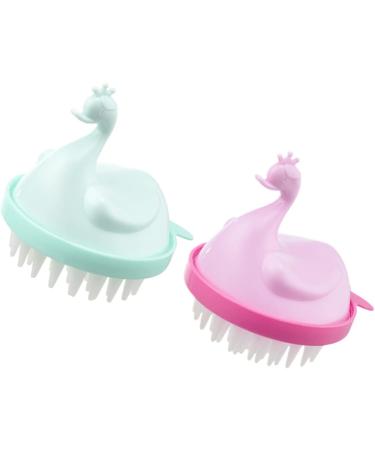 Tovinanna 4-Piece Curly Hair Massage Shampoo Brush Set | Scalp Massage & Hair Growth Shower Head | Ideal for Kids & Adults - Buy Online on GoSupps.com