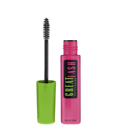Maybelline Great Lash Volumising And Thickening Mascara Blackest Black Blackest Black 12.5 ml (Pack of 1)
