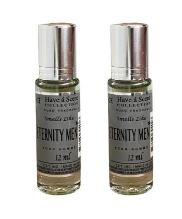 Fragrance Perfume smell like Eternity Men Roll On Oil 12 ml (Pack of 2)