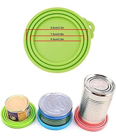 Pet Food Can Covers Lids Universal Silicone Cat Dog Food Tin Covers Lids 1 Fit 3 Standard Size Reusable Sealed Lids for Pet Food Storage BPA Free Dishwasher Safe (Pack of 4) - Buy Online on GoSupps.com