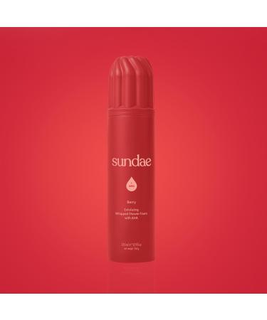 Buy Sundae Exfoliating Whipped Shower Foam - Berry Foaming Body Wash 8.9 fl oz | International Shipping Available - Buy Online on GoSupps.com