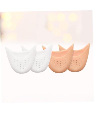 Hemoton Silicone Gel Pointed Toe Pads - 2 Pairs | Women Dance Shoe Covers | Toe Protectors for Pointed Heels - Buy Online on GoSupps.com