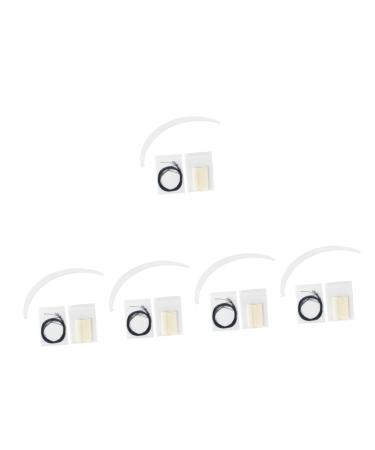 Beavorty Eyebrow Styling Tool 5 sets for Measure Nose Positioning Ruler Shapes Extension - Tool Professional T Level Assist Makeup Gadgets 1 count (Pack of 1) As Shownx5pcs