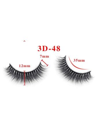 12MM Faux Mink 3D Lashes - Vegan Eyelash Sets (7 Pairs) | International Shipping Available - Buy Online on GoSupps.com