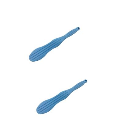 2 pieces Silicon Pat Massage HAMMER PAT STICK STAUTH CREEN FOR SOON CREEN SAUNATION FOR MENSIONAMABLATIONATIONATIONATIONATIONS MASAGEATER MASAGE PAT Scraping Plate Massage Body Bluex 2 pieces 37.5x7x2.5cmx2pcs