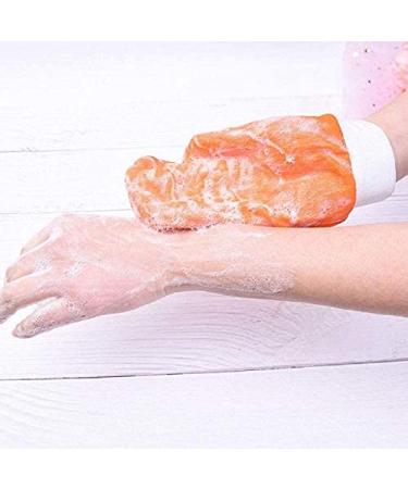 Bastex Exfoliating Bath Washcloth - Korean Towel cloth for Shower and Bath, 3 Pack (6.7 x 5.2) in Yellow, Pink, Green - Buy Online on GoSupps.com