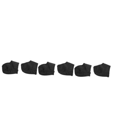 FOMIYES 3 Pairs Heel Cover Socks for Plantar Women Socks for Plantar Women Silicone Gel Nonslip Socks Heel Pads Cushion Heel Bracer Adjustable Miss Support Pad Sbr