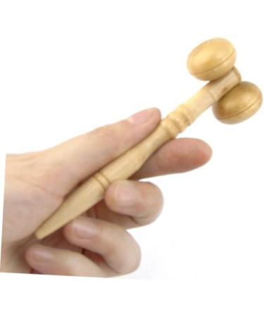 Lurrose Wooden Anti-Aging Face Massage Tool | Thin Roller & Rod for Face Lifting & Muscle Relaxation | Bamboo Lotus Tree Massage Device - Buy Online on GoSupps.com