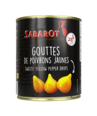 Sabarot - Drops of yellow peppers 325 g