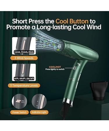 Professional Dual Ionic Hair Dryer - 12 Modes 110 000 RPM Foldable & Quiet for Travel & Salon - Buy Now - Buy Online on GoSupps.com