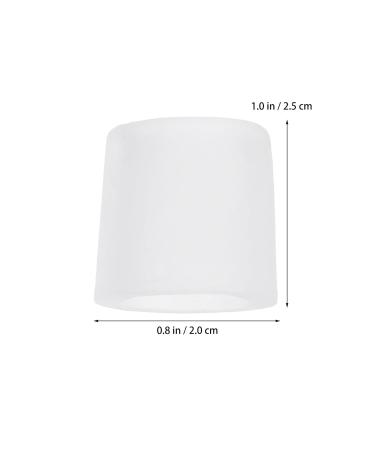 Healeved 30 Pcs Pinky Toe Silicone Sleeves - Gel Toe Caps for Toe Protection | 2.5x2cm | Transparent - 3pcs - Buy Online on GoSupps.com