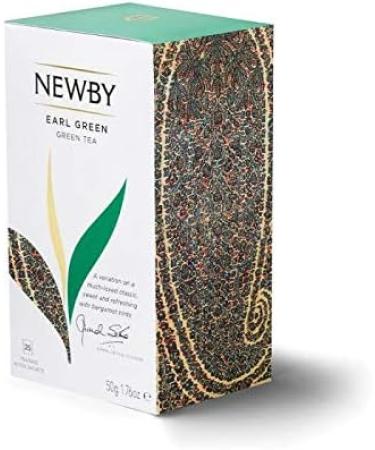 Newby Teas Earl Green Tea Bags Total of 25 tea bags - Buy Online on GoSupps.com