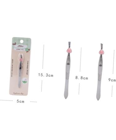 POPETPOP Eyebrow Eyebrow Removal Eyebrow Tool Slant Tip Eyebrow Tweezer Eyebrow Clip Stainless Steel A011 - Buy Online on GoSupps.com