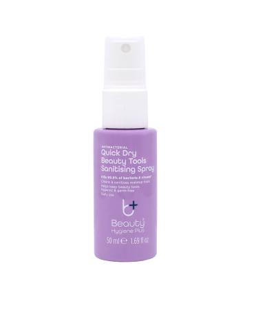 Beauty Hygiene Plus Makeup Tools Sanitising Spray Quick Dry Antibacterial Antiviral 50ml