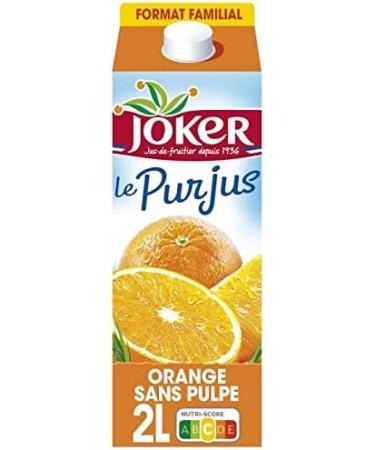 JOKER - Pure Orange Juice 2L - Pack of 2 - Buy Online on GoSupps.com