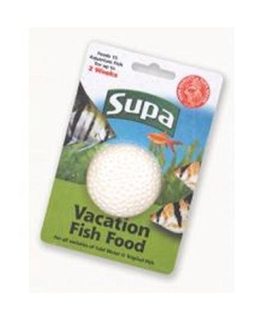 3 X Supa Vacation 2 week Holiday Fish Food Block 25g 3 Fish Food Block