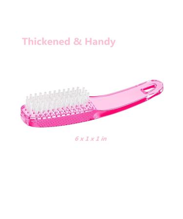 KLDKUST 3Pcs Nail Cleaning Brushes - Thick Handle Hand Fingernail Clean Brush for Manicure - Red - Buy Online on GoSupps.com