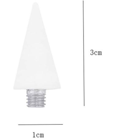 Minkissy 3Pcs Puncture Pen Wax Heads - Professional Nail Rhinestone Picker Tool Tips for Easy Nail Puncture (White) - Buy Online on GoSupps.com
