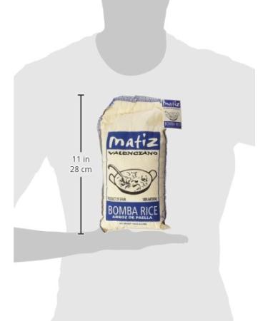Matiz Spain Bomba Paella Rice 2.2 lbs | Firm Natural Spanish Grain | Round Medium Short | Gluten Free - 1 Bag (2.2 Pound) - Buy Online on GoSupps.com