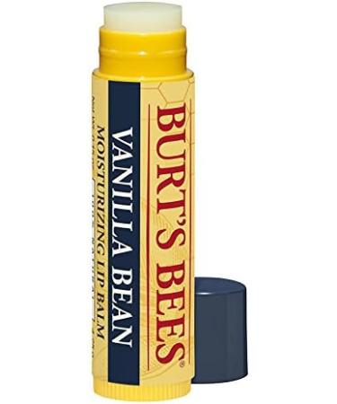 Burt's Bees Moisturizing Lip Balm Vanilla Bean 0.15 Ounce Vanilla Bean 0.15 Ounce (Pack of 1) - Buy Online on GoSupps.com